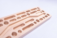 Mur d'escalade portable en bois pour intérieur, équipement d'exercice pour les mains, planche d'entraînement pour la force des doigts, planche d'entraînement en bois massif
