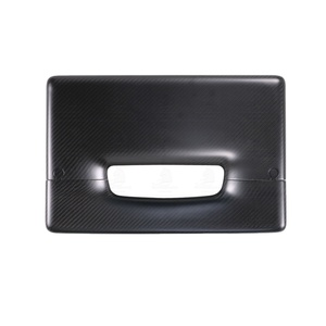 Phụ Kiện Nội Thất Ô Tô Nắp Lưng Màn Hình Sợi Cacbon Khô Cho Tesla Model 3 Model Y 2017 + - Product Image 1