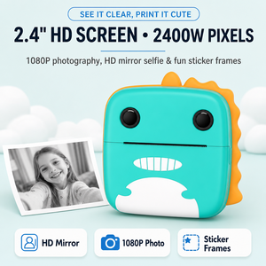 Fotocamera Termica per Bambini con Stampa Istantanea, Schermo HD 2.4 Pollici, 2400W Pixel, Senza Inchiostro, Regalo per Bambini, Giocattolo, Vendita all'Ingrosso, OEM, Uso Personalizzato - Product Image 5