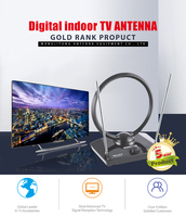 AR-688A Hoge Kwaliteit Hoge Gain Sterke 4K Freeview Signaalontvangst Indoor Digitale Hdtv Versterker Antenne Uhf/Vhf Booster Antenne