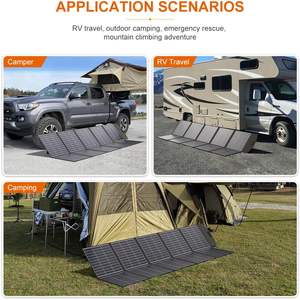Panneaux solaires monocristallins pliables haute efficacité 600W, étanches IP66, chargeur portable rapide, station d'alimentation pour camping, camping-car, marine - Product Image 5