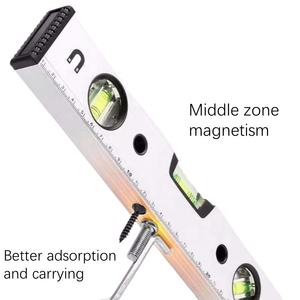 150mm-600mm Jauge d'eau plate <span class=keywords><strong>de</strong></span> haute précision Mini niveau magnétique en aluminium Décoration Niveau <span class=keywords><strong>de</strong></span> mesure - Product Image 2