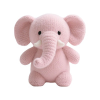 Jouets en peluche de renard tricotés à la main personnalisés en gros poupées en peluche lapin animal à tricoter jouet en peluche à tricoter