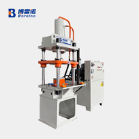 Presse hydraulique à quatre piliers Y32-50T personnalisable, équipement de dessin métallique en acier inoxydable