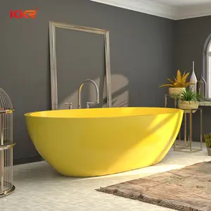 KKR Customize Free Standing Solid Surface Adult Bath Tub Freestanding