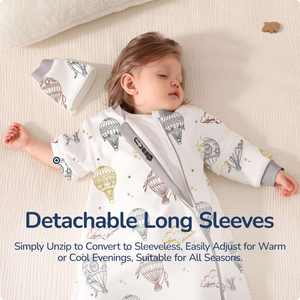 Infant Clothing <b>Baby</b> Sleeping Bag Child 100% Cotton Soft <b>White</b> Sleep Sack Cozy Safe Sleep Wearable <b>Blanket</b> for Kid - Product Image 2