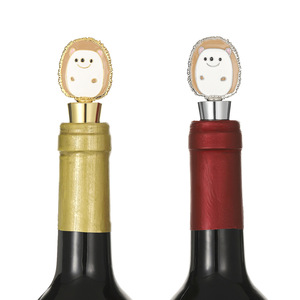 Hedgehog Wine <b>Stopper</b> Gold And Silver Zinc Alloy Sealing Bottle <b>Stopper</b> For Wine Champagne - Product Image 2