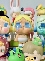   Original pour Mart Crying Again Series PVC Blind Box 12 Boîtes/Ensemble Personnages de Dessin Animé Tendances Jouets Mystères