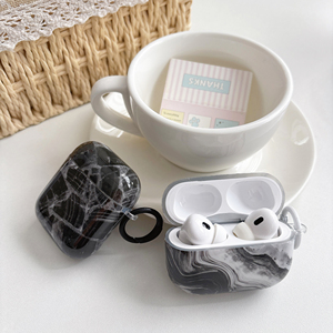 Étui souple pour écouteurs Apple <span class=keywords><strong>Airpods</strong></span> 2 3 4 <span class=keywords><strong>Pro</strong></span> 2 3, motif marbre brillant, pour écouteurs sans fil, housse pour écouteurs, boîte de charge - Product Image 2
