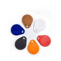Özelleştirilmiş asansör erişim kontrolü Keyfob 13.56Mhz 125Khz RFID yeniden yazılabilir NFC Mini etiketi NFC çip erişim kontrol kartları