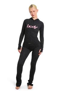 ชุดวอร์มลายพรางสำหรับผู้หญิงชุด2ชิ้นสำหรับฤดูใบไม้ร่วง2025ชุดเสื้อมีฮู้ดและกางเกงบานชุดบอดี้คอนสำหรับผู้หญิง - Product Image 4