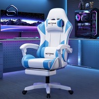 Chaise de jeu ergonomique, élégante, confortable, réglable en hauteur, pivotante à 360 degrés, style gaming viral