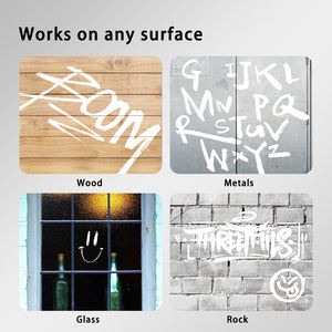 Confezione da 5 pennarelli acrilici bianchi con punta da 15 mm per finestre, vetro, superfici metalliche - Product Image 4