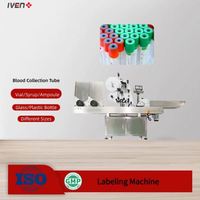 Etiquetadora Automática de Botellas Redondas de Alta Velocidad para la Industria de Biotecnología y Laboratorio, para Botellas de Jarabe, Antibióticos y Productos Químicos