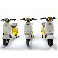 Scooter électrique mignon de style dessin animé pour femmes, moteur sans balais 600W, 48V/60V/72V 20Ah, pneu à vide, cyclomoteur électrique urbain