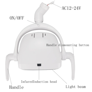 Lampe LED dentaire à 4 ampoules avec capteur infrarouge, lampe d'opération sans ombre AC12 24V compatible avec les fauteuils dentaires de 22/26 mm - Product Image 5