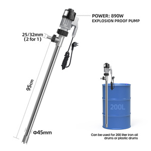 Pompe à fût basse pression personnalisable pour usage OEM avec fût chimique et fût acide - Product Image 2