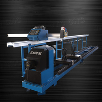 JX AUTO CNC Vente en gros Coupe-tube portable en acier pour tuyaux métalliques/Machine de découpe au plasma CNC avec axe rotatif
