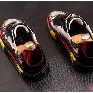 2024最新カスタム有名ブランドロー & ハイトッププリント刺Embroideryメンズスニーカートレンディなメンズラグジュアリーデザインカジュアルシューズ - Product Image 1