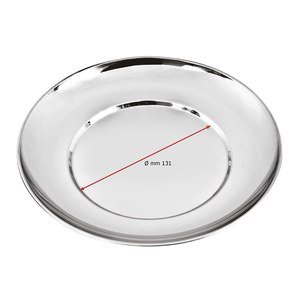 Vassoio portaoggetti in acciaio da 22 cm, senza scatola - Product Image 2