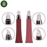 Tube de crème oculaire cométique personnalisé de 10ml 15ml 20ml Tubes en plastique d'emballage de tuyau de tête en céramique et en alliage de zinc pour usage cosmétique