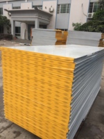 Paneles Sándwich con Núcleo Hueco de Oxisulfato de Magnesio |   Superficie de Acero Galvanizado Ignífuga, Diseño Moderno para Hospitales y Cuartos Limpios