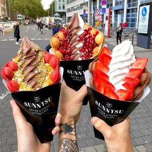 Kertas Perkamen Cetak Logo Kustom untuk Popcorn, Corndog, Hot Dog, <span class=keywords><strong>Burger</strong></span>, Lembaran Kertas Waffle Stick, Kotak Kertas - Product Image 5