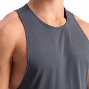 Débardeur de sport personnalisé pour homme, sans manches, pour la gym et l'entraînement, marque privée, fabricant OEM ODM, fournisseur, usine, vente en gros - Product Image 5