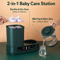 Chauffe-biberon multifonctionnel, bouilloire à eau pour préparation de lait infantile, modulateur de lait à température constante intelligente, affichage numérique précis