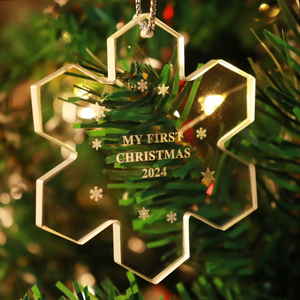 Custom Engraved Glass Snowflake Shape Fashionable <b>Crystal</b> Ornament for Polished Engraving Business Home Decoration Fairy Love - Product Image 5