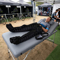 VU New Super Rechargeable 12-Chamber Air Compression Leg Massager Recovery Boots Massage Pants Portable Pressure Therapy Machine.