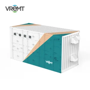VREMT 20ft 40ft contenitore di stoccaggio della batteria 300KW 500KW sistema di energia solare off grid 1mw contenitore di stoccaggio della batteria ESS 3000 volte