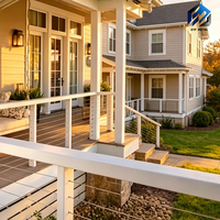 Poteaux d'escalier sur mesure en acier inoxydable 316 à faible entretien pour garde-corps intérieur