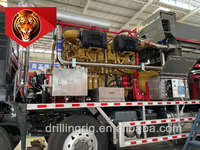 Camion de fracturation Tigerrig Haliburton 2800BHP avec pompe à plongeur, plate-forme de forage rotative, châssis SITRAK, moteur C3512E, boîte de vitesses CX48, DG2800