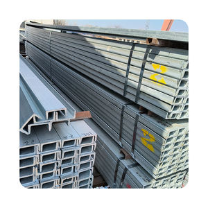 Harga Murah jual panas Q235 baja struktural Saluran U galvanis mendukung saluran ASTM standar dengan layanan pemotongan pukulan - Product Image 1