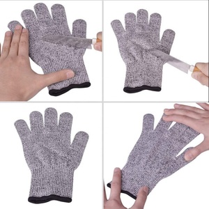 <span class=keywords><strong>Evian</strong></span> HPPE Niveau 5 Gants de sécurité anti-coupure Haute résistance Industrie Cuisine Jardinage Coupe-<span class=keywords><strong>verre</strong></span> Gants multi-usages - Product Image 5