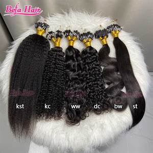 Bán buôn Nhà cung cấp <span class=keywords><strong>Micro</strong></span> <span class=keywords><strong>Loop</strong></span> phần mở rộng tóc người Ý Curl phần mở rộng tóc tự nhiên Trinh Nữ microlink phần mở rộng tóc - Product Image 6