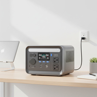 Générateur solaire d'urgence portable pour le camping, la maison et les voyages, batterie externe mobile, station d'alimentation portable Lifepo4 300w