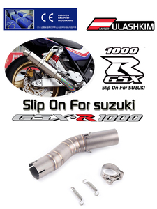 ระบบท่อไอเสียแบบสลิปออนสำหรับรถจักรยานยนต์ซูซูกิ GSXR1000 <span class=keywords><strong>GSX</strong></span> R1000 gsxr <span class=keywords><strong>1000</strong></span>ท่อข้อต่อกลางแบบดัดแปลง - Product Image 2