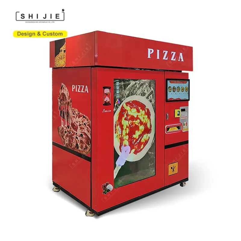 Máy Bán Bánh Pizza Tự Động Tự Phục Vụ Kinh Doanh Máy Bán Hàng Tự Động Làm Thảm Tự Động 24 Giờ Tại Cửa Hàng Máy Bán Hàng Tự Động Hoàn Toàn Thông Minh