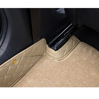 Tapis de voiture en PVC à motif personnalisé Tapis de voiture en cuir 7D à double couche avec tapis à bobine à utiliser pour les PRIUS-2010-2015