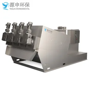 New type sludge dewatering machine dewatering screw press carbon steel stainless steel