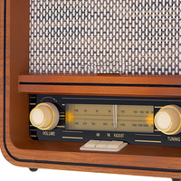 Retro Klassisches Analogradio Hochwertige AM/FM Holz Tragbares Bluetooth OEM Sonos Smart Speaker Steckbar Eingebauter Stereo-Lautsprecher