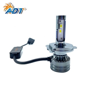 หลอดไฟ LED รถยนต์ ADT 9-32V สี Gun Color รุ่น S10 Seoul-CSP 3570SMD 50W 8000LM 6500K แสงขาว ไฟสูง-ต่ำ 9007 9004 H4 H13 - Product Image 4
