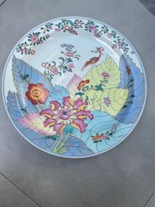 Alta calidad Qianlong Jingdezhen <span class=keywords><strong>pintado</strong></span> <span class=keywords><strong>a</strong></span> <span class=keywords><strong>mano</strong></span> patrón de hoja de tabaco maceta de escritorio maceta de porcelana china antigua - Product Image 5