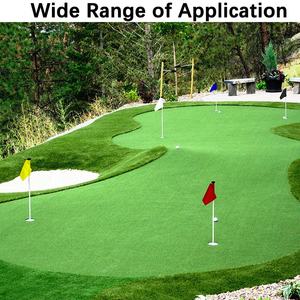 Banderas promocionales de Pin de campo de golf Mini Nylon portátil entrenamiento objetivo bandera práctica poner banderas en blanco verdes para jardín - Product Image 5