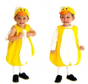 Yiwu Yiyuan RTS Halloween Cosplay Pouco Traje De Pato Amarelo Para Crianças Animais Vestir-se Em Trajes De Palco