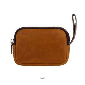 กระเป๋าใส่เหรียญหนังแท้สไตล์เรโทร AndoBag รุ่น Crazy Horse สำหรับผู้ชายและผู้หญิง  กระเป๋าเก็บหูฟังหนังวัวแท้ 173 - Product Image 4