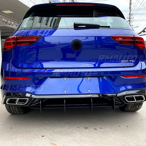 กันชนหลังสปอยเลอร์สปอยเลอร์ข้างชุดแข่งแบบกำหนดเองสำหรับ VW สำหรับกอล์ฟ8 MK8 GTI GTE R-Line 2020-2023 - Product Image 4