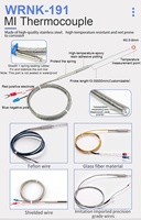 Industrial Type K MI Thermocouple WRNK-131/231/331, Waterproof Junction Box, High Temperature Sensor Support Customization